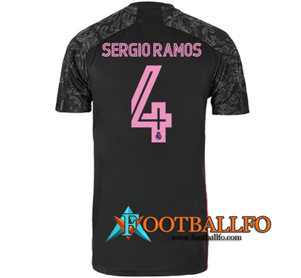 Camisetas Futbol Real Madrid (SERGIO RAMOS 4) Tercera 2020/2021