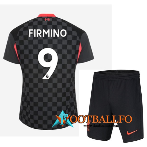 Camisetas Futbol FC Liverpool (FIRMINO 9) Ninos Tercera 2020/2021