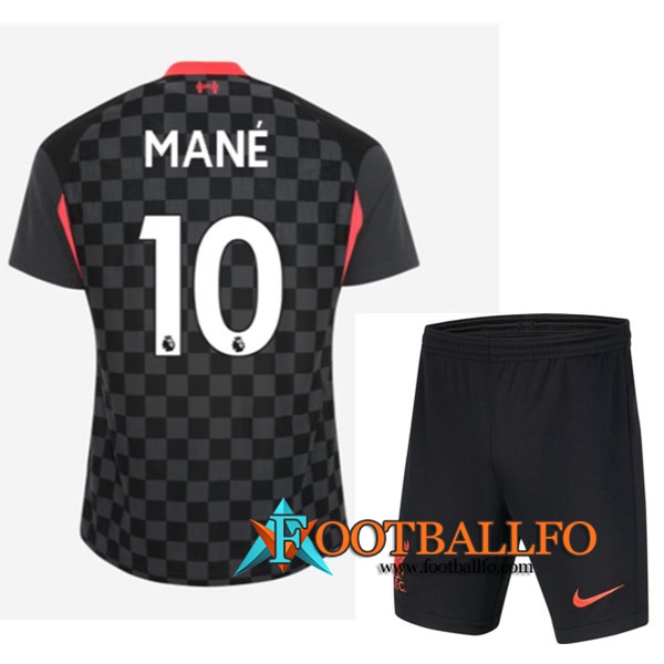 Camisetas Futbol FC Liverpool (MANÉ 10) Ninos Tercera 2020/2021