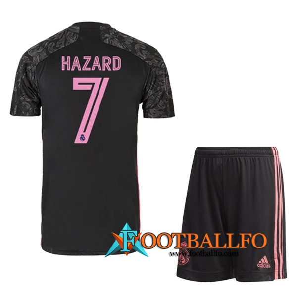 Camisetas Futbol Real Madrid (HAZARD 7) Ninos Tercera 2020/2021