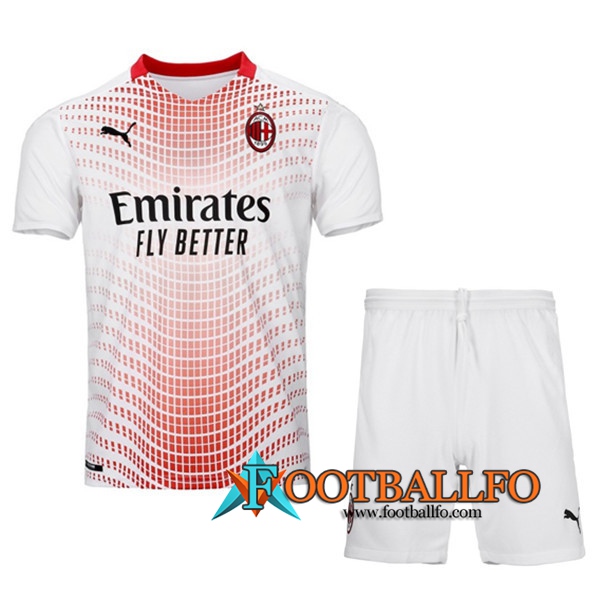 Camisetas Futbol Milan AC Ninos Segunda 2020/2021