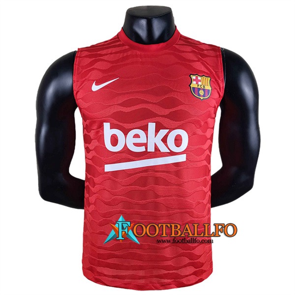 Camiseta Entrenamiento sin mangas FC Barcelona Rojo 2022/2023