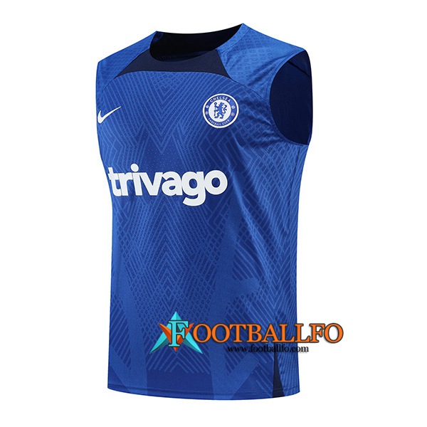 Chalecos De Futbol FC Chelsea Azul/Negro 2022/2023