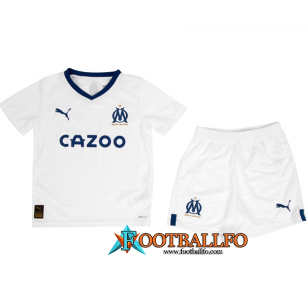 Nueva Camisetas De Futbol Marsella Ninos Primera 2022/2023