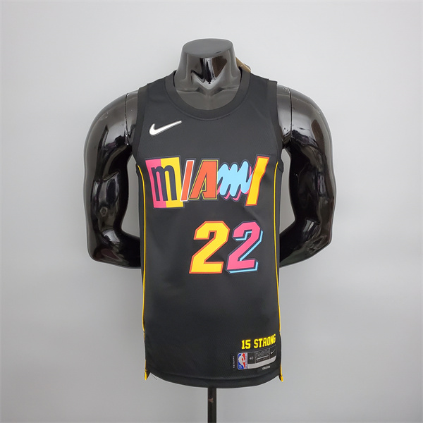 Camisetas Miami Heat (Butler #22) 2022 Season Negro City Edition