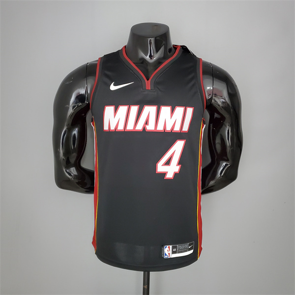 Camisetas Miami Heat (Oladipo #4) Negro