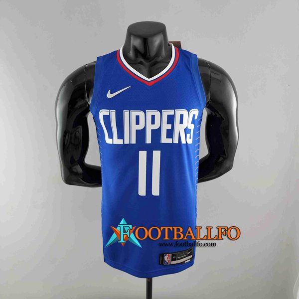 Camisetas Los Angeles Clippers (WALL #11) Azul 75th Anniversary