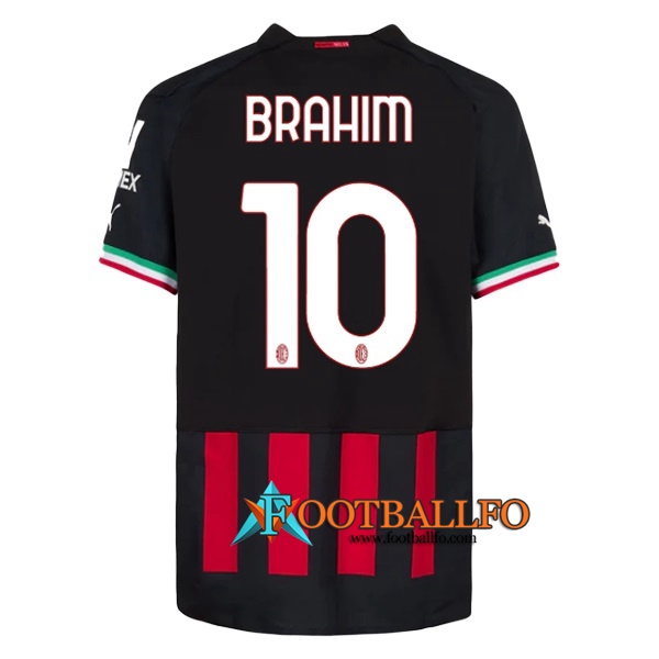 Camisetas De Futbol AC Milan (BRAHIM #10) 2022/23 Primera