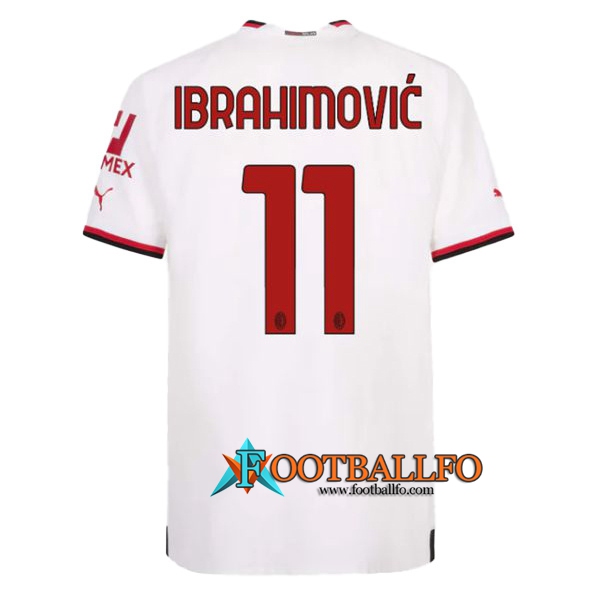 Camisetas De Futbol AC Milan (IBRAHIMOVIĆ #11) 2022/23 Segunda