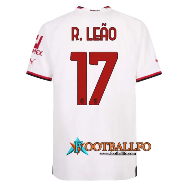Camisetas De Futbol AC Milan (R. LEÃO #17) 2022/23 Segunda