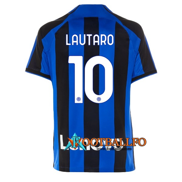 Camisetas De Futbol Inter Milan (LAUTARO #10) 2022/23 Primera