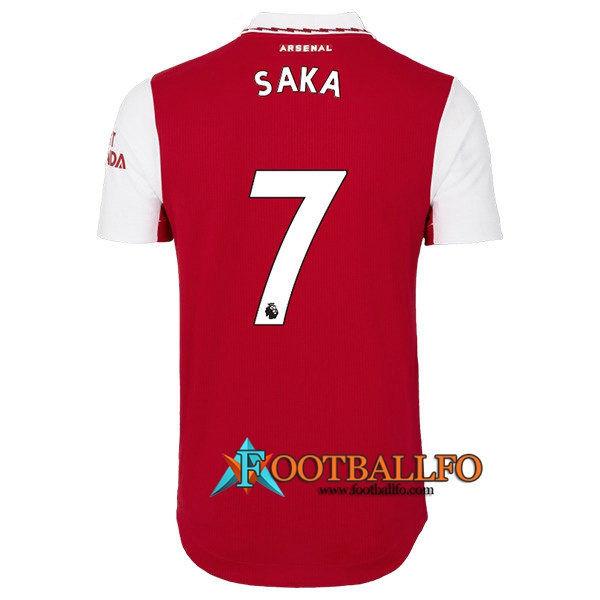 Camisetas De Futbol Arsenal (SAKA #7) 2022/23 Primera