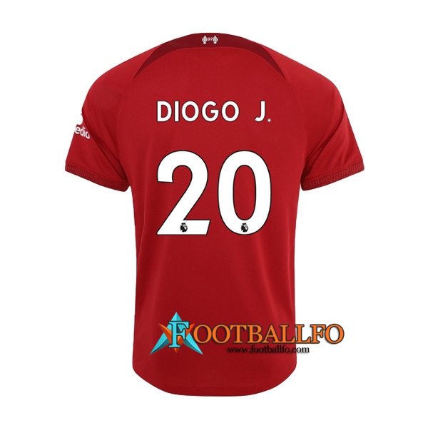 Camisetas De Futbol Liverpool (DIOGO J. #20) 2022/23 Primera