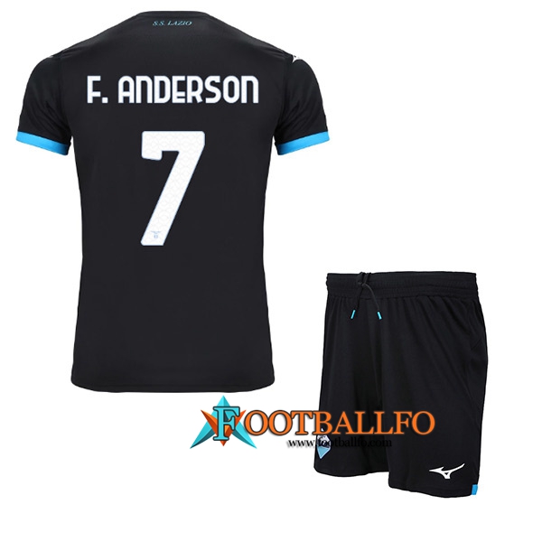 Camisetas De Futbol SS Lazio (F.ANDERSON #7) Ninos Segunda 2022/23