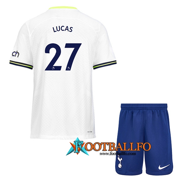 Camisetas De Futbol Tottenham Hotspur (LUCAS #27) Ninos Primera 2022/23
