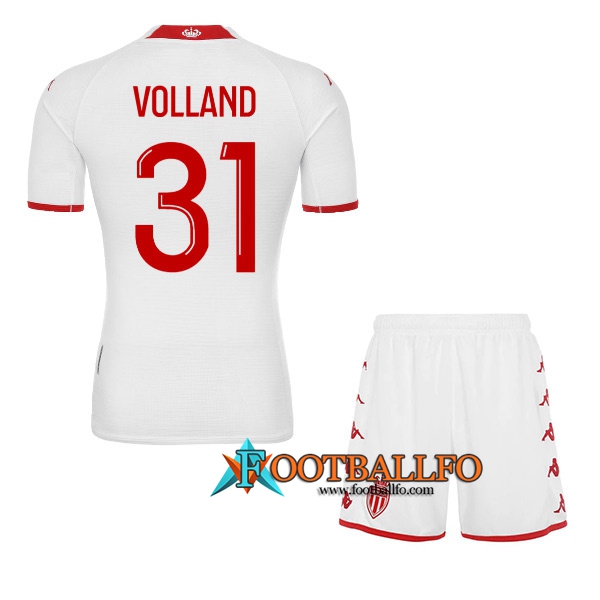 Camisetas De Futbol AS Monaco (VOLLAND #31) Ninos Primera 2022/23