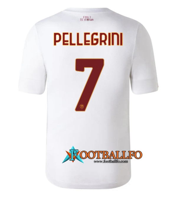 Camisetas De Futbol AS Roma (PELLEGRINI #7) 2022/2023 Segunda