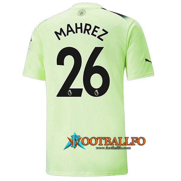 Camisetas De Futbol Manchester City (MAHREZ #26) 2022/2023 Tercera