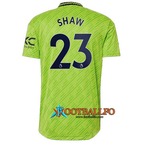 Camisetas De Futbol Manchester United (SHAW #23) 2022/2023 Tercera