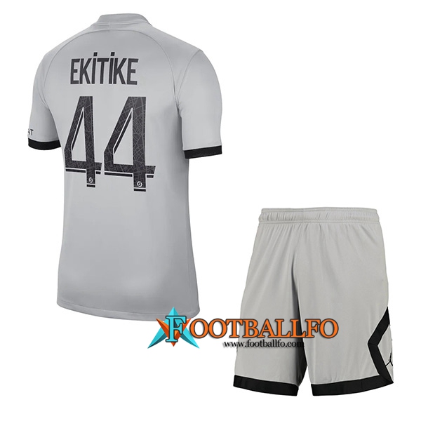 Camisetas De Futbol PSG (EKITIKE #44) Ninos Segunda 2022/2023