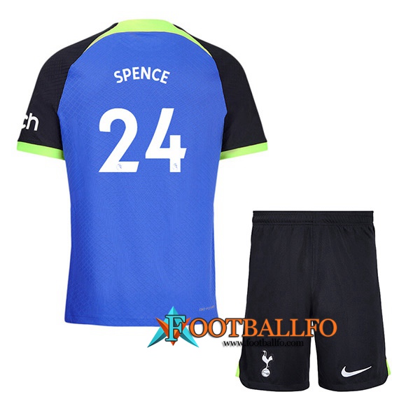 Camisetas De Futbol Tottenham Hotspur (SPENCE #24) Ninos Segunda 2022/2023