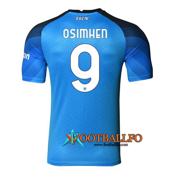 Camisetas De Futbol SSC Napoli (OSIMHEN #9) 2022/2023 Primera