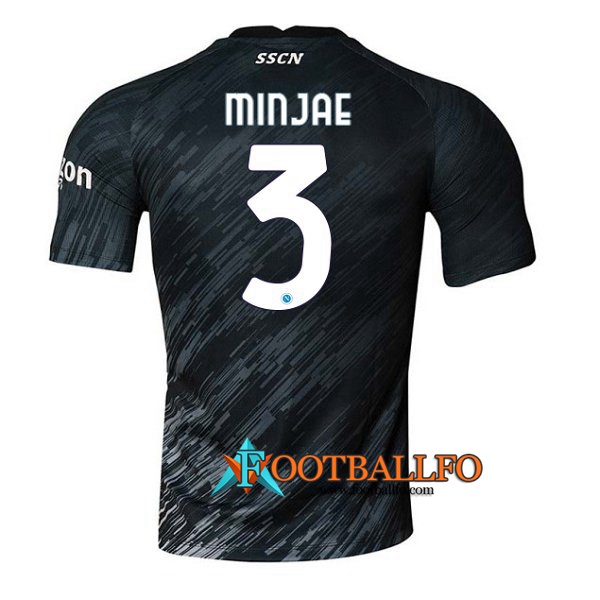 Camisetas De Futbol SSC Napoli (MINJAE #3) 2022/2023 Tercera