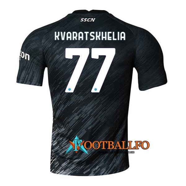 Camisetas De Futbol SSC Napoli (KVARATSKHELIA #77) 2022/2023 Tercera