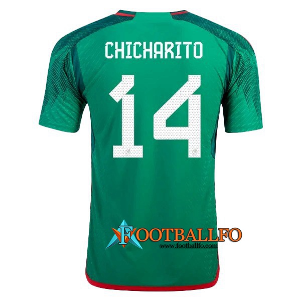 Camiseta Equipo Nacional México (CHICHARITO #14) 2022/2023 Primera