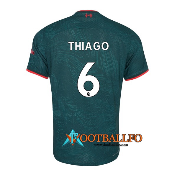 Camisetas De Futbol Liverpool (THIAGO #6) 2022/2023 Tercera
