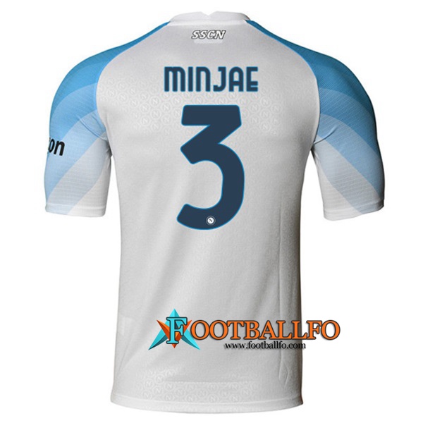 Camisetas De Futbol SSC Napoli (MINJAE #3) 2022/2023 Segunda