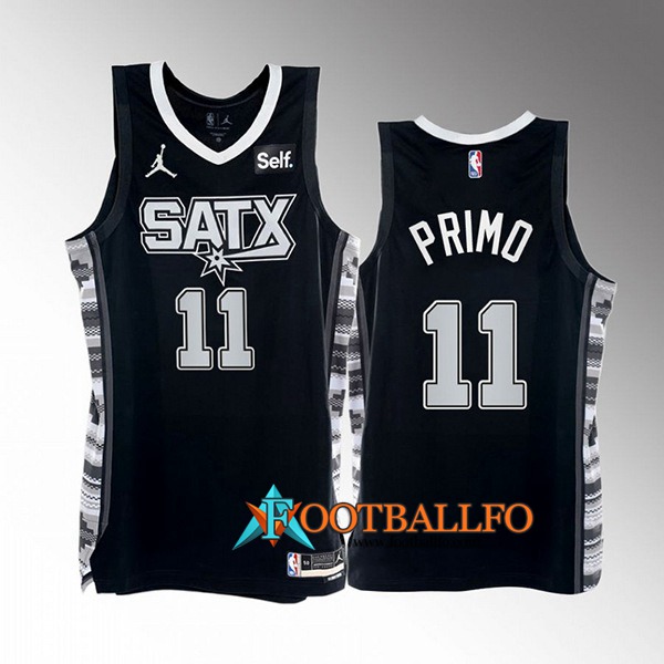 Camisetas San Antonio Spurs (PRIMO #11) 2022/23 Negro