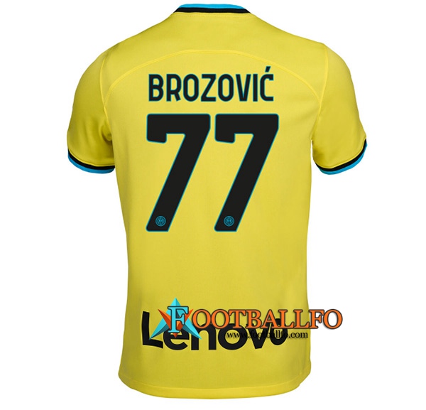 Camisetas De Futbol Inter Milan (BROZOVIĆ #77) 2022/2023 Tercera