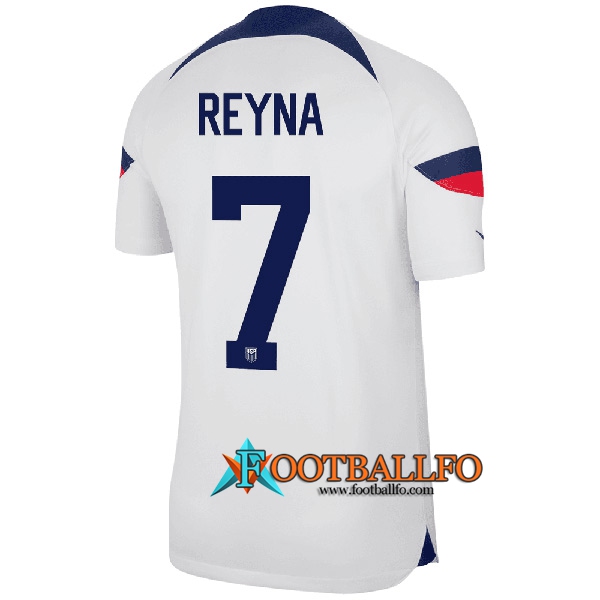 Camiseta Equipo Nacional Estados Unidos (REYNA #7) 2022/2023 Primera