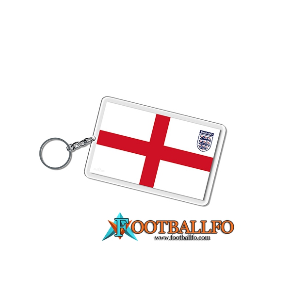 Nueva Titular de la clave Carré Copa Del Mundo 2022 Inglaterra Blanco/Rojo