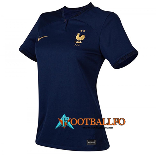 Camisetas De Futbol Francia Mujer Primera Copa Del Mundo 2022