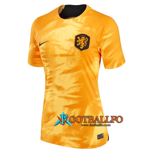 Camisetas De Futbol Países Bajos Mujer Primera Copa Del Mundo 2022