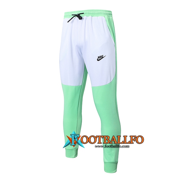 Pantalon Entrenamiento NIKE Blanco/Verde 2022/2023