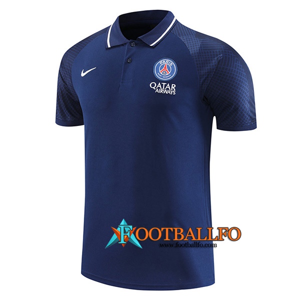 Camiseta Polo PSG Azul marino 2022/2023