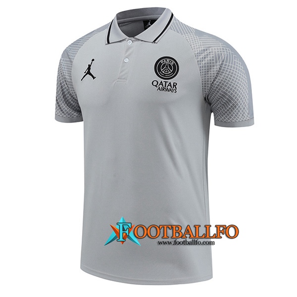 Camiseta Polo PSG Gris 2022/2023