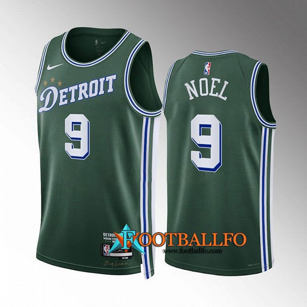 Camisetas Detroit Pistons (NOEL #9) 2022/23 Verde