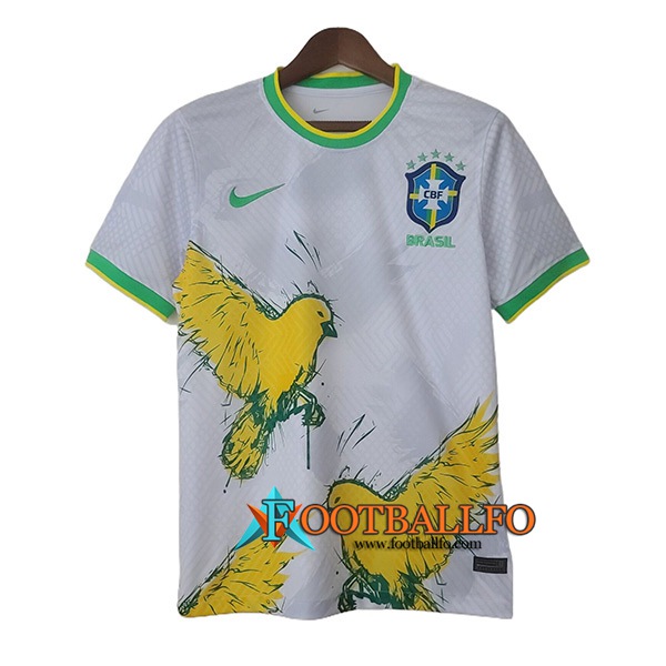 Camiseta Entrenamiento Brasil Blanco 2023/2023