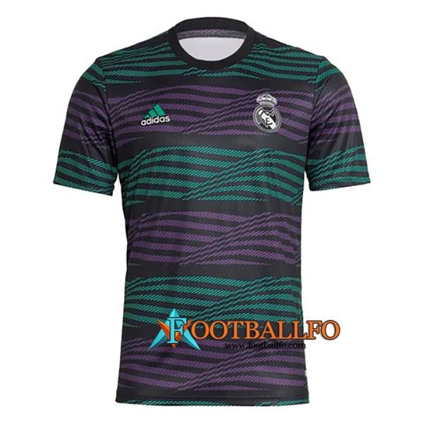 Camiseta Entrenamiento Real Madrid Verde/Violeta 2023/2023