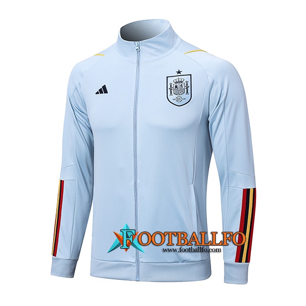 Chaquetas Futbol España Azul Claro 2023/2023