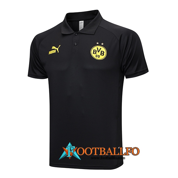 Camiseta Polo Dortmund Negro 2023/2024