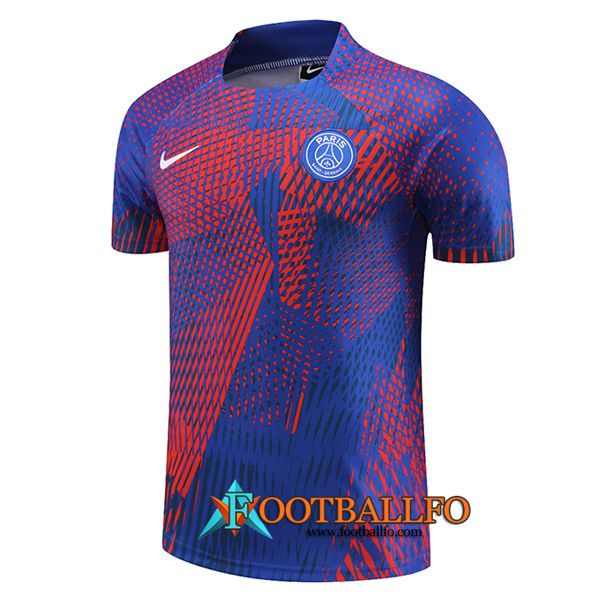 Camiseta Entrenamiento PSG Rojo/Azul 2023/2024