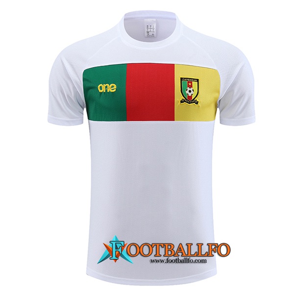 Camiseta Entrenamiento Camerún Blanco 2023/2024