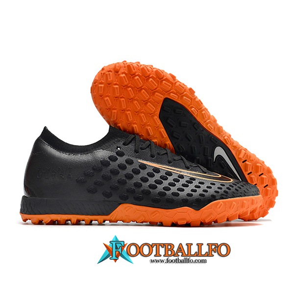 Nike Botas De Fútbol Phantom Ultra Venom TF Negro/Naranja