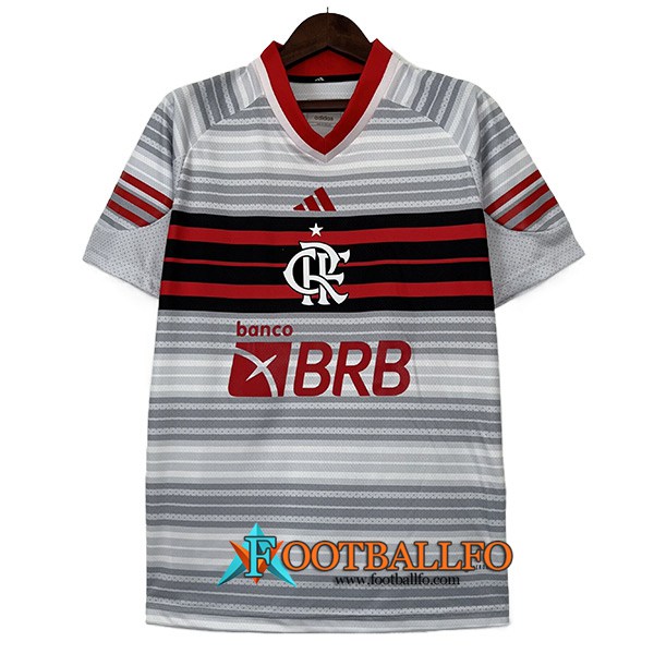 Camisetas De Futbol Flamengo Special Edition Blanco/Gris 2023/2024