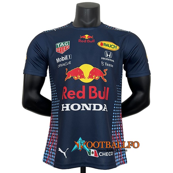 Camiseta de manga corta F1 RedBull Racing Team Azul marino 2023